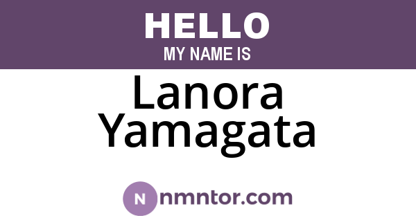 Lanora Yamagata