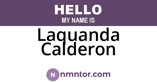 Laquanda Calderon