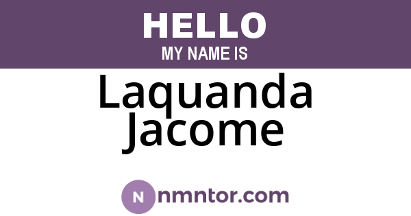 Laquanda Jacome