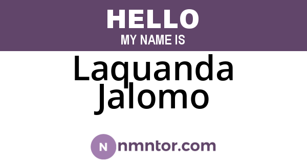 Laquanda Jalomo