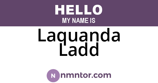 Laquanda Ladd