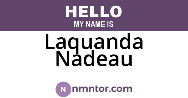 Laquanda Nadeau