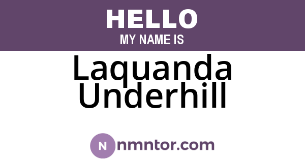 Laquanda Underhill