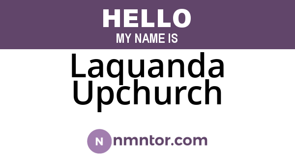 Laquanda Upchurch