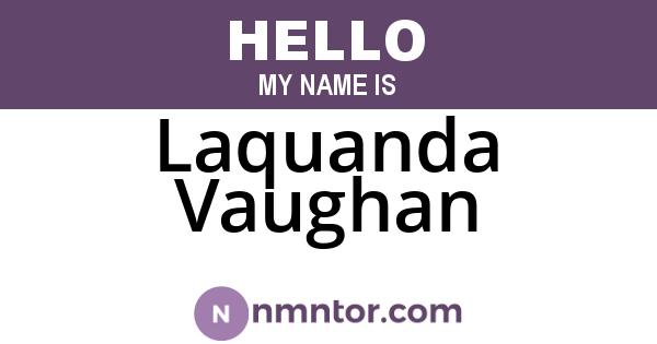 Laquanda Vaughan