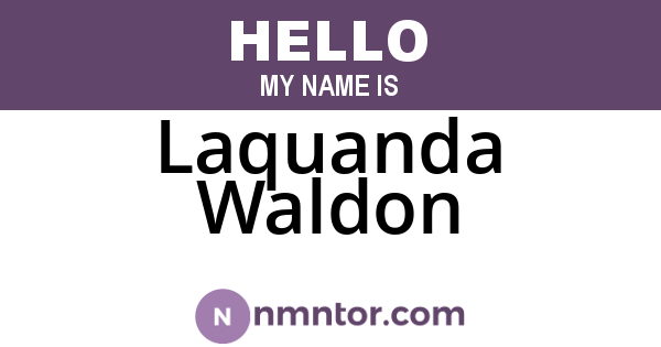 Laquanda Waldon