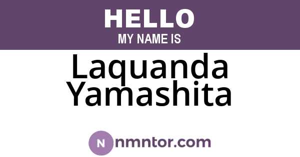 Laquanda Yamashita