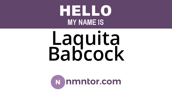 Laquita Babcock