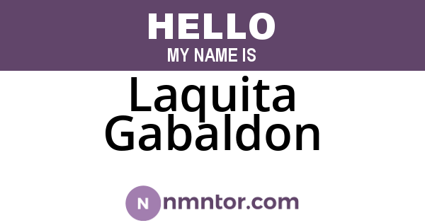 Laquita Gabaldon