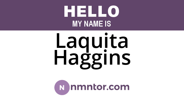 Laquita Haggins