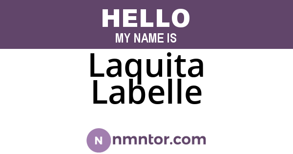 Laquita Labelle