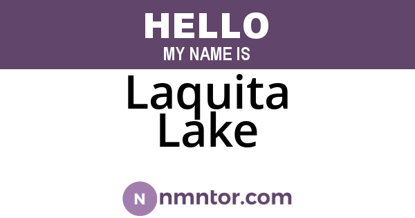 Laquita Lake
