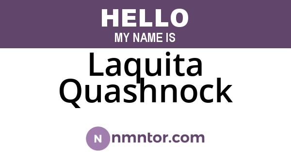 Laquita Quashnock