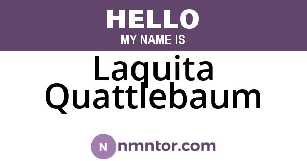 Laquita Quattlebaum