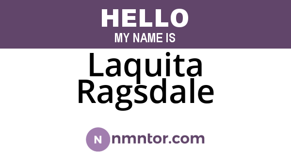 Laquita Ragsdale