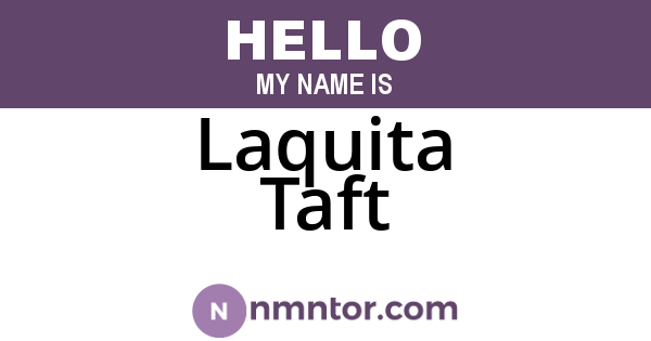Laquita Taft