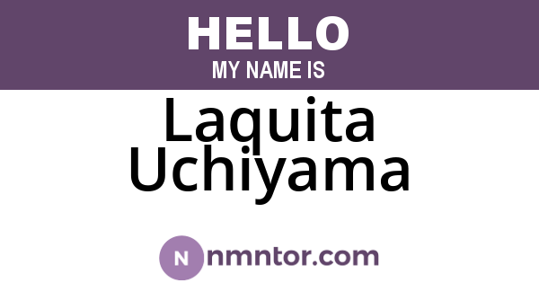 Laquita Uchiyama