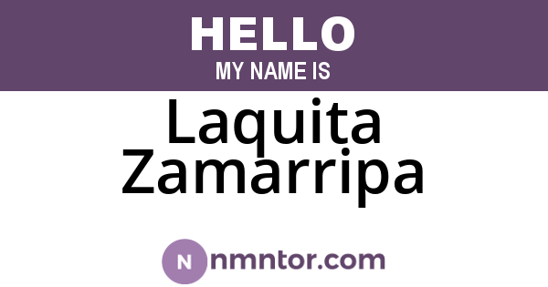 Laquita Zamarripa