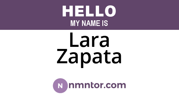 Lara Zapata
