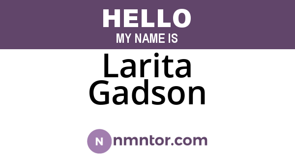 Larita Gadson