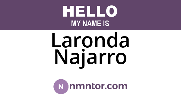 Laronda Najarro