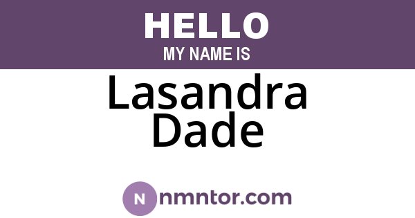 Lasandra Dade