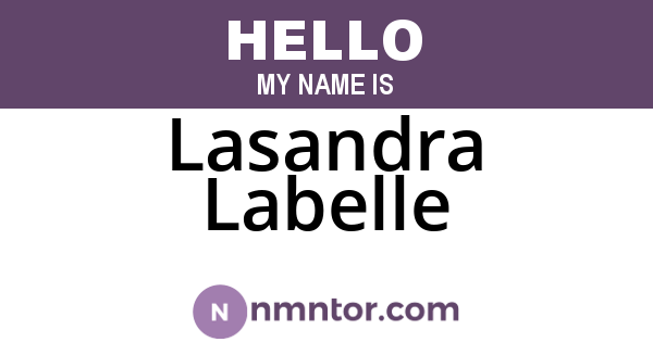 Lasandra Labelle