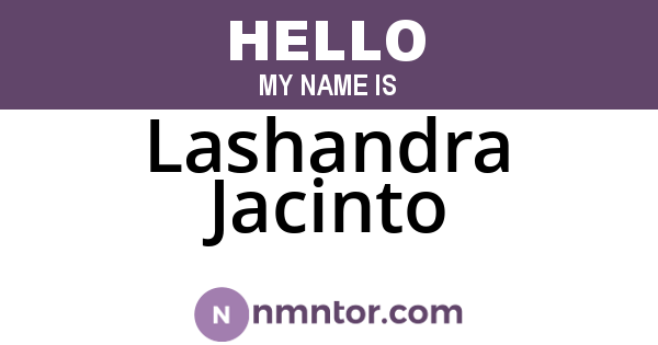 Lashandra Jacinto