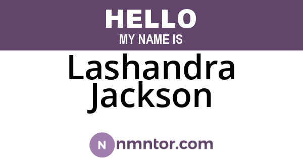 Lashandra Jackson