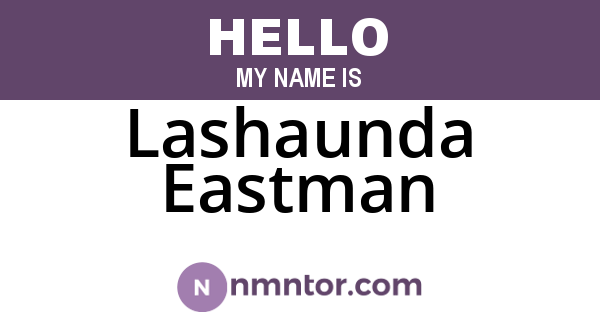 Lashaunda Eastman