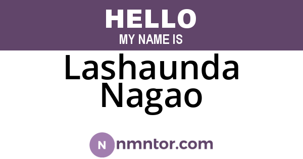 Lashaunda Nagao
