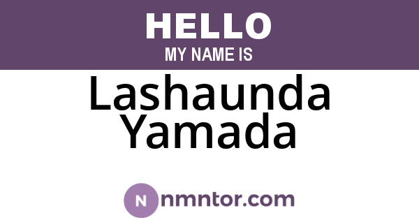Lashaunda Yamada