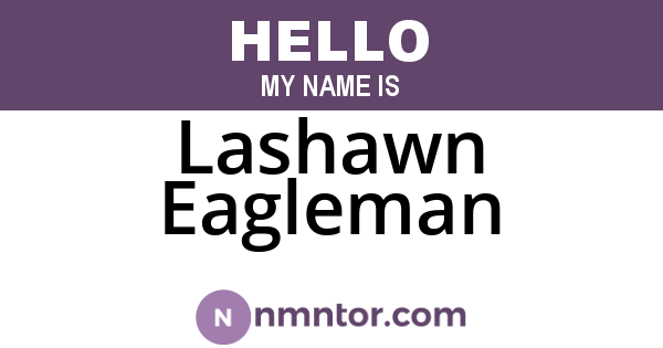 Lashawn Eagleman
