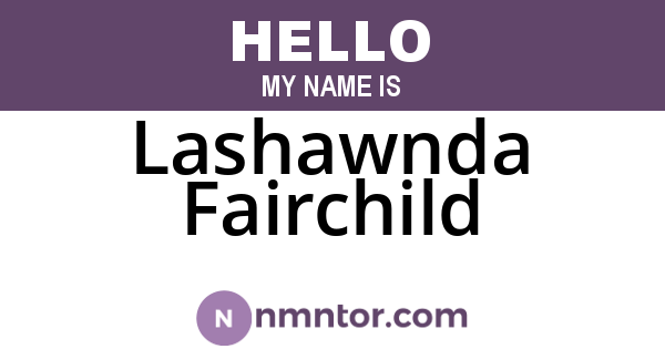 Lashawnda Fairchild