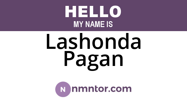 Lashonda Pagan