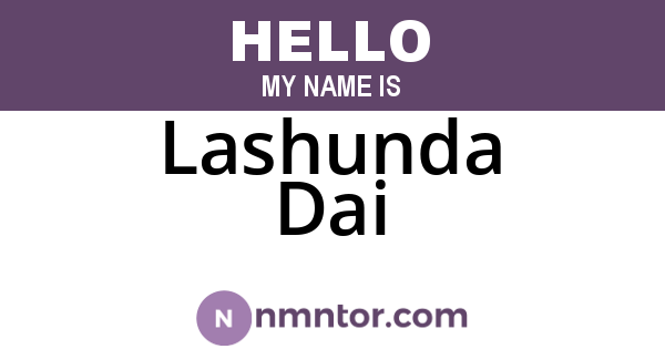 Lashunda Dai