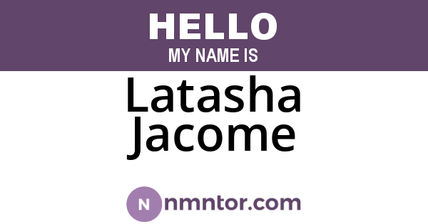 Latasha Jacome