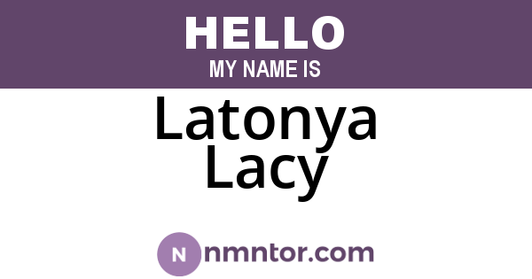 Latonya Lacy