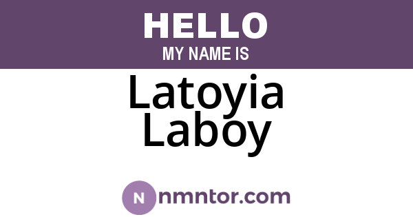 Latoyia Laboy