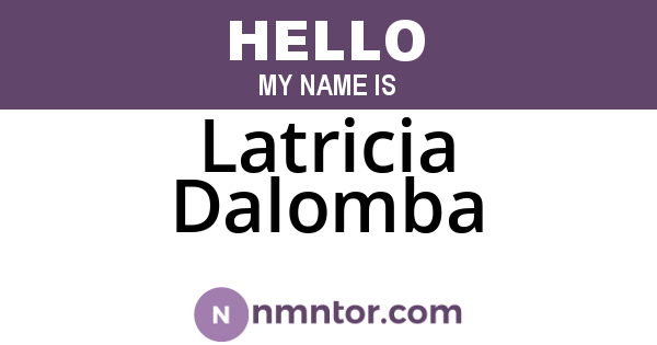 Latricia Dalomba