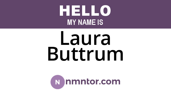 Laura Buttrum