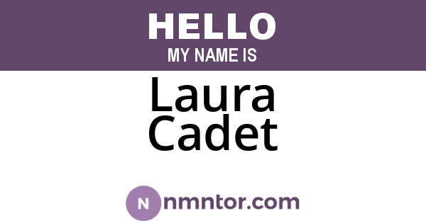 Laura Cadet