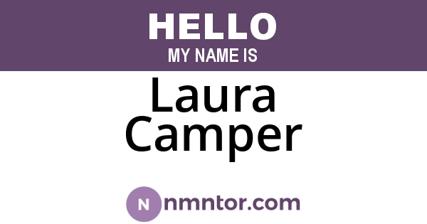 Laura Camper
