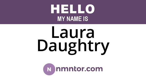 Laura Daughtry