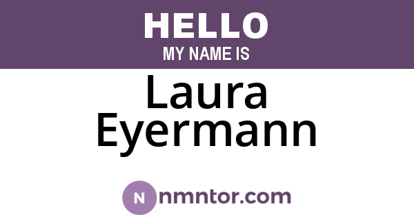 Laura Eyermann
