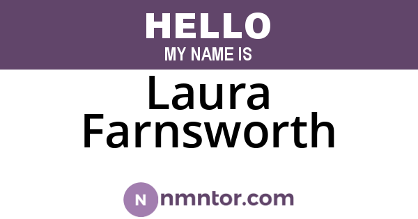 Laura Farnsworth