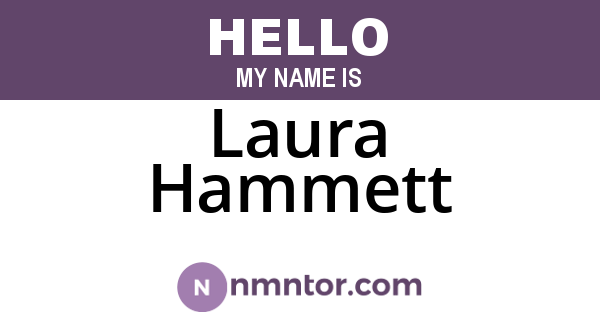 Laura Hammett