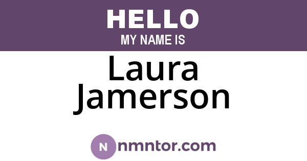 Laura Jamerson