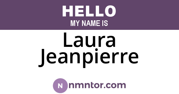 Laura Jeanpierre
