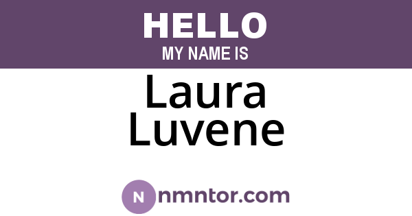Laura Luvene